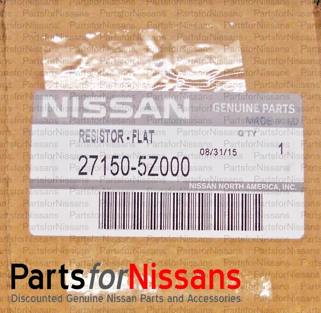 Resistencia de motor soplador HVAC genuino Nissan Frontier Titan Xterra Foto 3 de 4