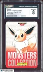 1996 Vintage Pokemon Bandai Carddass Red Card Eevee CGC 8 NM-MT