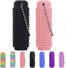Little Ouchies Fidget Toy Spiky Pain Stim Keychain Anxiety Relief Blue