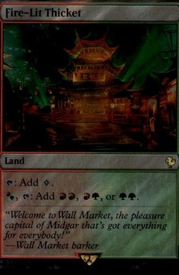 Fire-Lit Thicket (Surge Foil) R Commander: FINAL FANTASY 392 NM