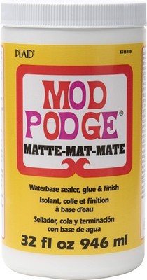 Matte Sealer, Glue & Finish: All-in-One Craft Solution- Quick Dry, Easy Clean...