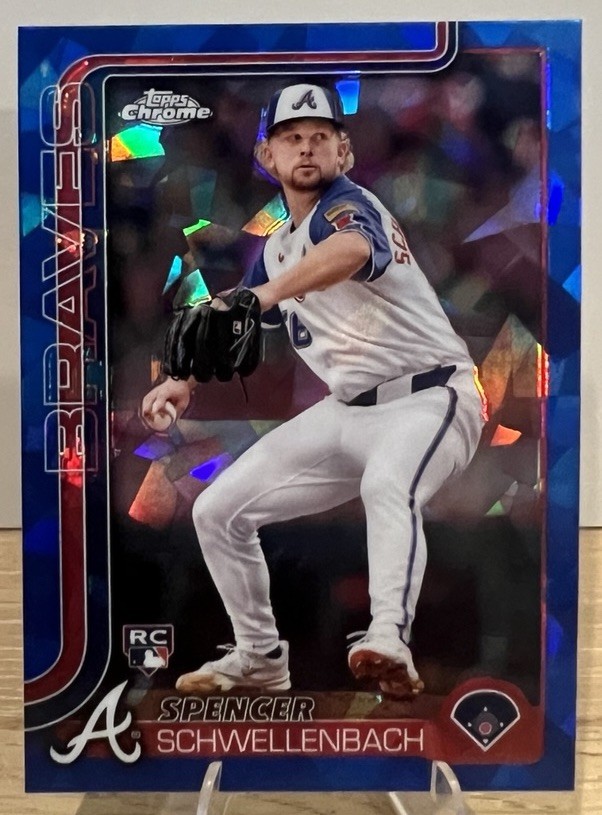 2025 Topps Chrome Sapphire - Spencer Schwellenbach #203 (RC)