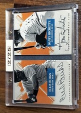 2013 PANINI AMERICA'S PASTIME HITTERS INK ELLIS BURKS BICHETTE AUTO BOOKLET #/25