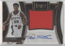 2023-24 Panini Select White Prizm 7/49 Sidy Cissoko #JS-OKO Auto 3hd