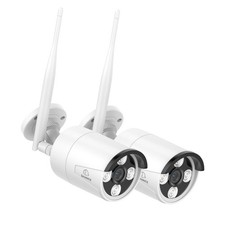 8MP Full-Color H.264 Outdoor Wireless Security Camera with 2-Way Audio, Dual...