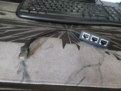 RJ45 Netzwerkkabel Splitter