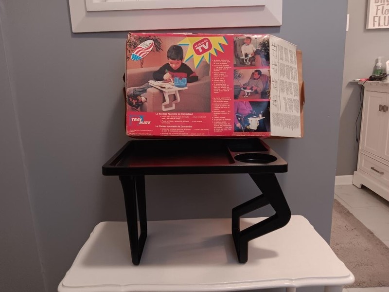 Vintage As Seen on TV Tray Mate Black