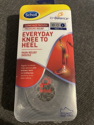 Everyday Knee Insoles For Knee Pain Uk Scholl Orthotic Everyday