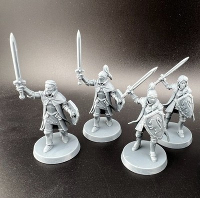  HeroQuest Premium Helden | Commander of the Guardian Knights Style | unbemalt