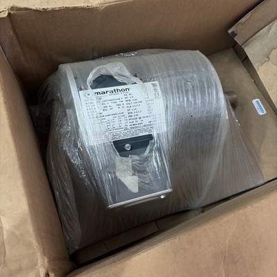 NEW Marathon Electric 143TTDR5376AB P 3/4 HP 1145 RPM 230/460V 3PH Motor 143T