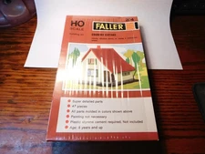 FALLER ~ HO SCALE COUNTRY COTTAGE IN BOX / SLOT CAR - Building Kit "DIORAMA"