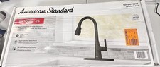 American Standard Fairbury 1 Handle Kitchen Faucet Pull Down Spray Matte Black