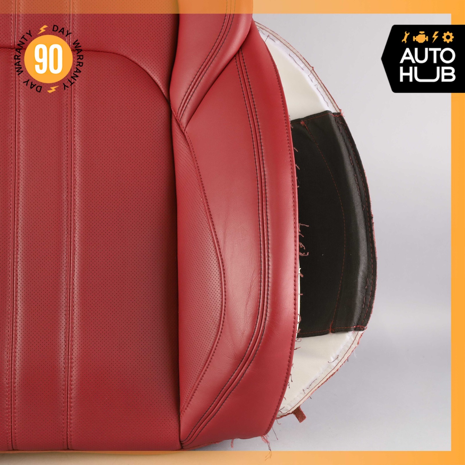 17-24 Maserati Levante M161 Sport Front Left Top Upper Seat Cushion Red OEM 35k
