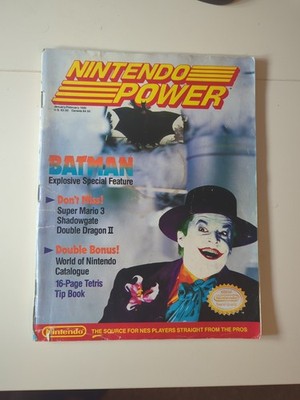 January/February 1990 Batman Nintendo Power Magazine #7 Map