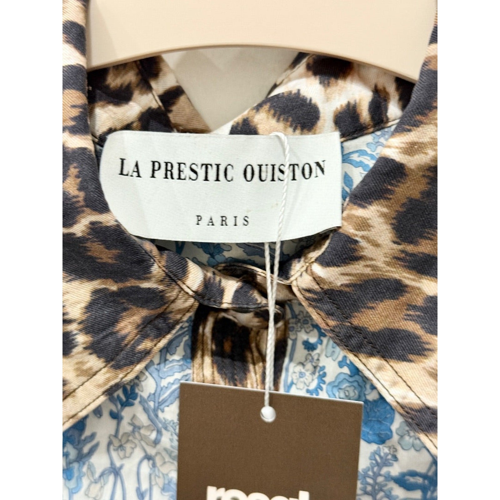 La Prestic Ouiston Mixed Pattern Collared Polo Sh… - image 3