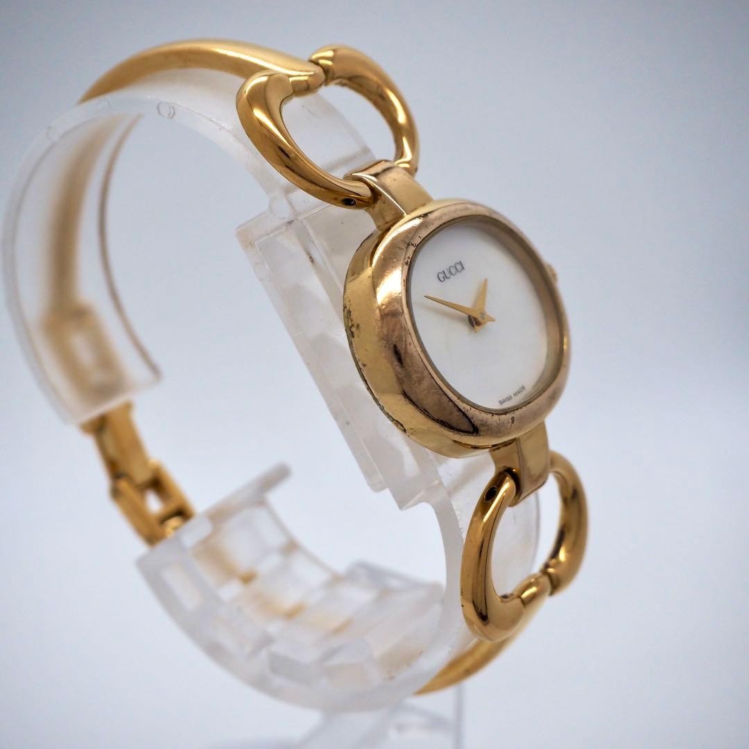 GUCCI ladies watch 1600 shell dial gold GUCCI,18564 thumbnail 4