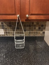Hanging Shower Caddy with Shelf and Soap Tray holds Shampoo, Conditioner Soap