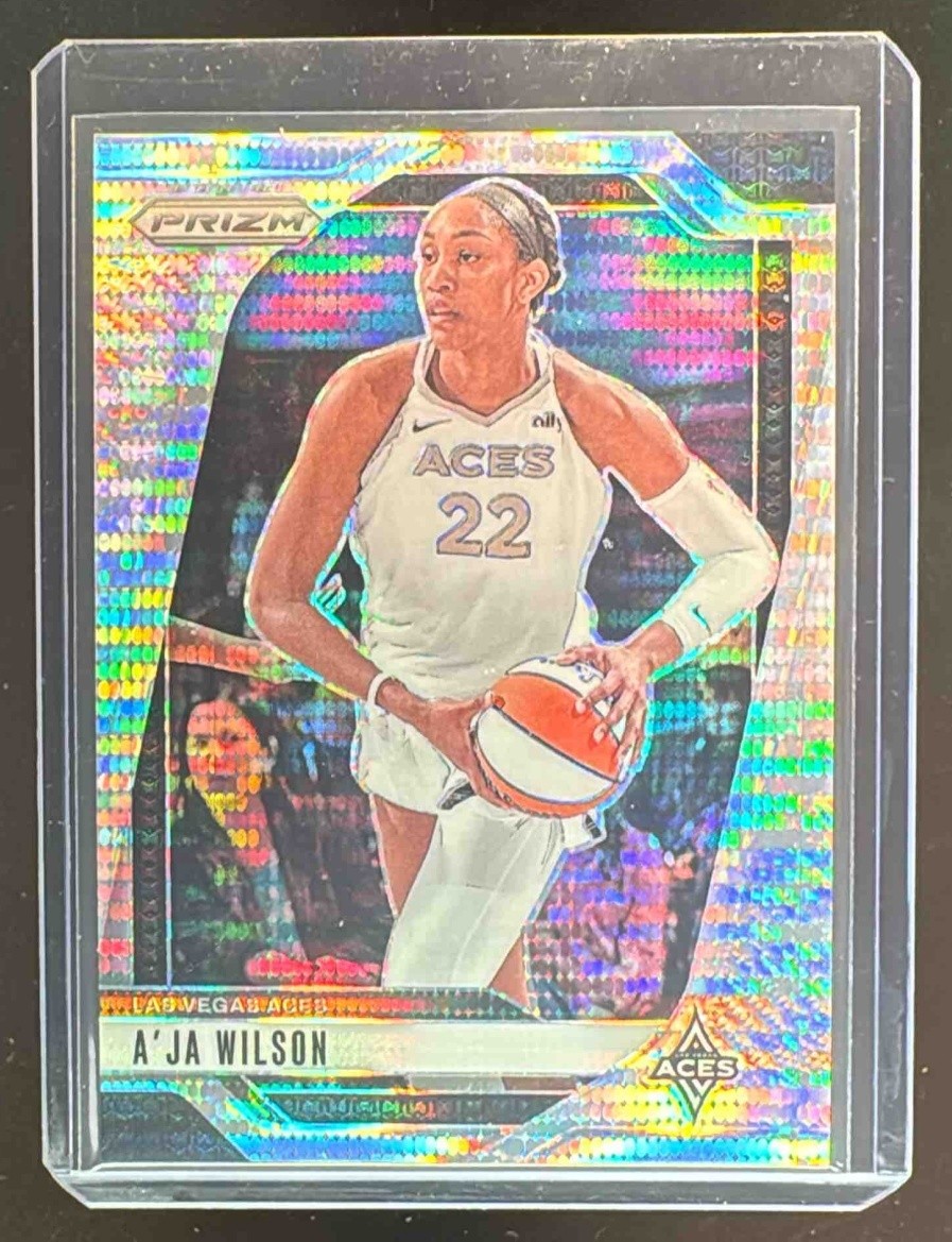A ja Wilson 2024 Panini WNBA Prizm #86 Pulsar /499