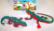 2 JUMBO GROWING LIZARDS reptile items grow lizard toys expanding novelty toys