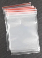 100 9x12 Clear Zip and Lock Plastic Zipper Poly Locking Reclosable Bags