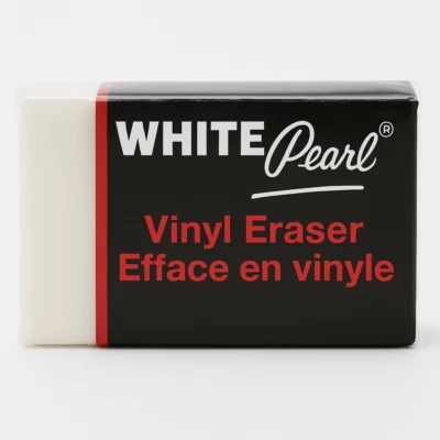 1 x DIXON White Pearl Vinyl Eraser – Medium Size, Pencil Rubber for Paper