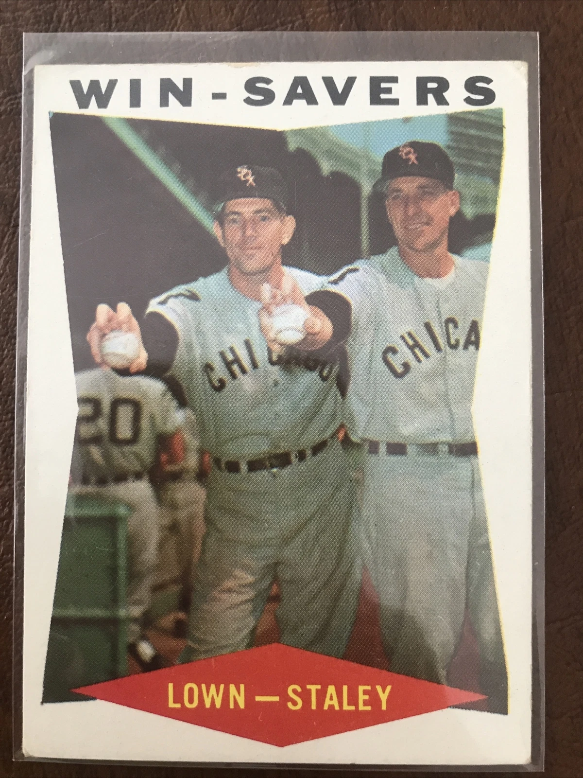 1960 Topps #57 Win-Savers Turk Lown Gerry Staley Chicago White Sox