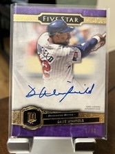 2021 TOPPS FIVE STAR DAVE WINFIELD AUTO AUTOGRAPH Purple /50CARD #FSA-DW