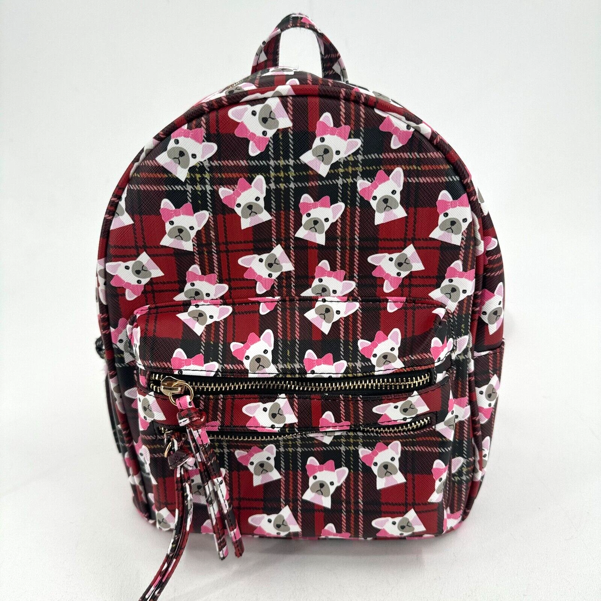Under One Sky WOMENS Multicolor Plaid Dogs Zip Close Pockets  display picture 1
