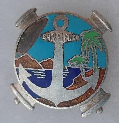 INSIGNE MARINE INDOCHINE PATROUILLEURS MFV Saigon 1948 ORIGINAL BADGE