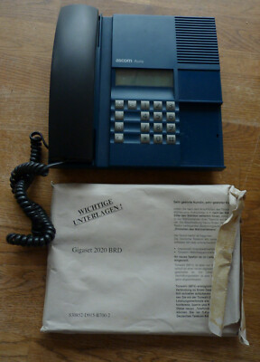 Ascom Aura    Komforttelefon - Zelcom Nr. 207012-12065 - blaugrau - Display -rar