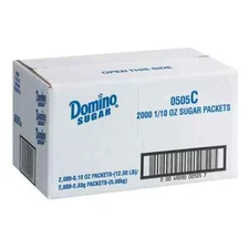 Domino White Sugar Packets , 2000 Count, BULK