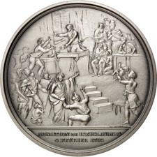 [#64019] Frankreich, Medaille, Französische Fünfte Republik, Geschichte, 1988, MS(60-62), Bronze