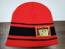 Spongebob Squarepants Red TV Show Knit Beanie Hat One Size Watch Cap Cartoon