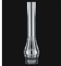 BP Lamp 3" x 14" Tall Clear Glass Oil Lamp Chimney #57972