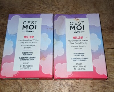 2 C'est Moi Mellow Marshmallow White Clay Facial Mask Sensitive Hypoallergenic