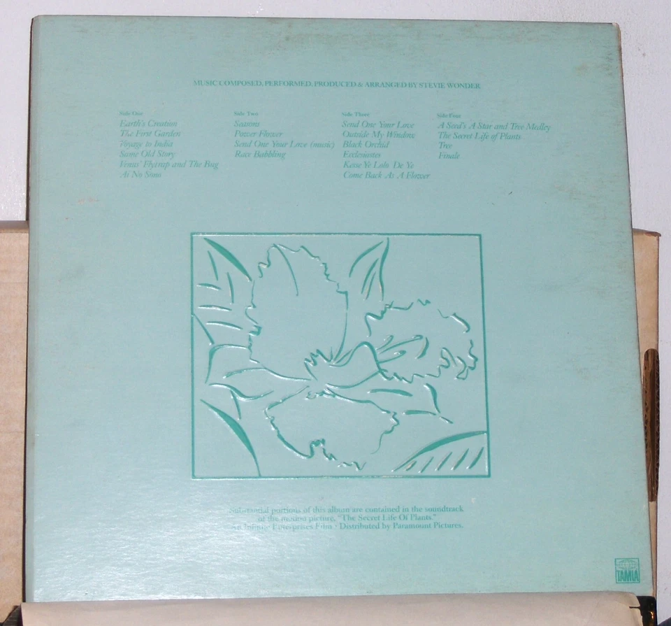 Stevie Wonder – Journey Through The Secret Life Of Plants Double Vinyl LP Record - Image 2 of 2