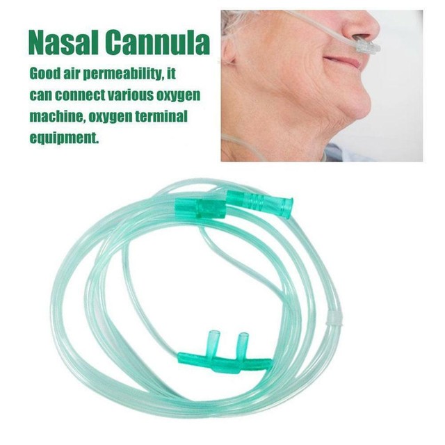1.5m Oxygen Bar Nose Hoses Nasal Tube Therapy Breathing Suction Cannula
