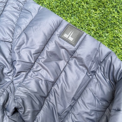 Hawke Co Puffer Jacket Mens Large L Blue Packable Lightweight Nylon - Picture 2 of 8