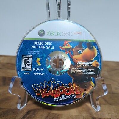 Banjo-Kazooie Nuts & Bolts Demo Disc Not For Resale Microsoft Xbox 360  Tested. P