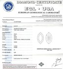 EGL USA loose certified .73ct I1 Q R marquise diamond Natural fancy cut earth — photo 9
