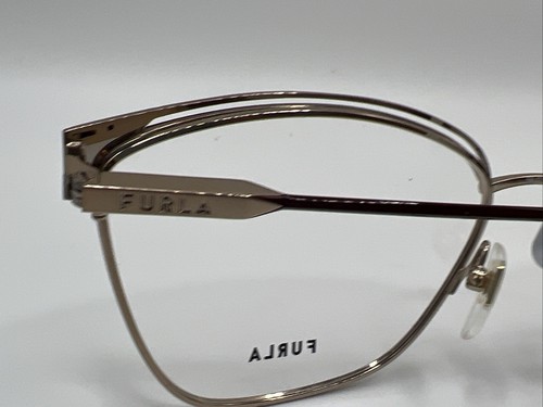 FURLA VFU396!0E59 135 55/17-135 wine & gold eyeglass frames *74 - 第 17/21 張圖片