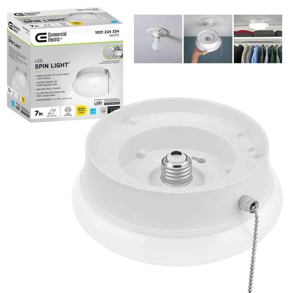 Led pull chain ceiling light deals