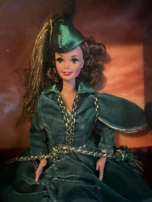 scarlett o'hara green dress Robert Tonner LE 300 Dolls OHara Drapery 18 NRFB Kitty Collier Beautiful vintage reproduction that takes you back in time. New In Box Barbie Hollywood