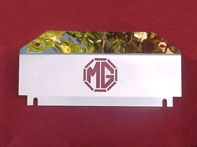 Midget 1275 Heizkörper Top Cowl Abdeckung mit Laser Cut MG Motiv EDELSTAHL