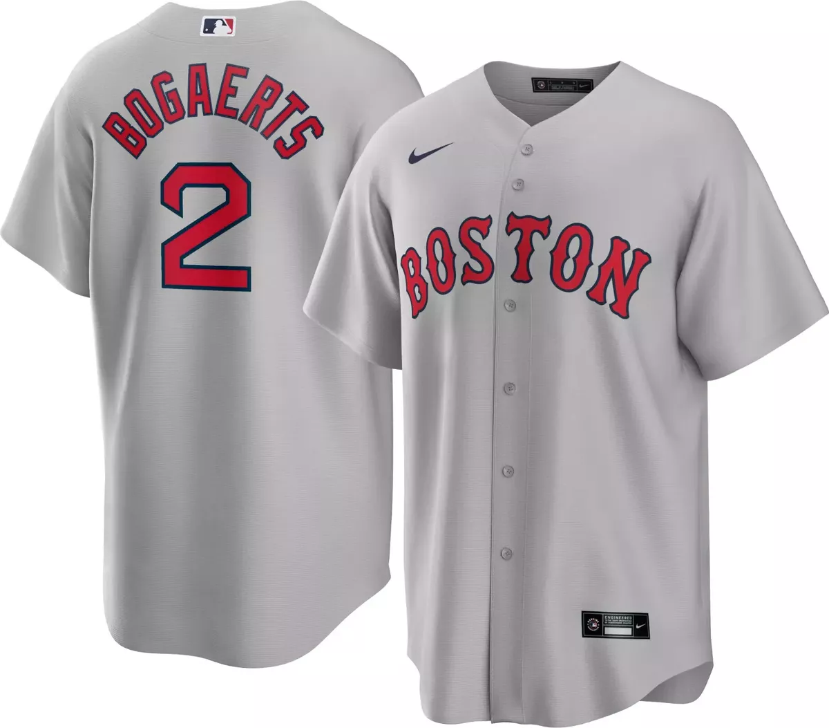 Xander Bogaerts Boston Red Sox Nike Road Player Jersey Men's #2 MLB  Gray New