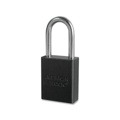 American Lock Anodized Aluminum Safety Padlock, 1/4 Inches Dia, 1-1/2 ...