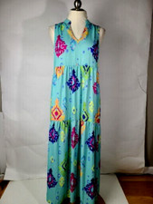 FairHope Dress Geometric Maxi Size medium
