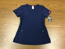 82814 Loc 24 Dickies Women's Scrubs Short Sleeve Top, Size XS