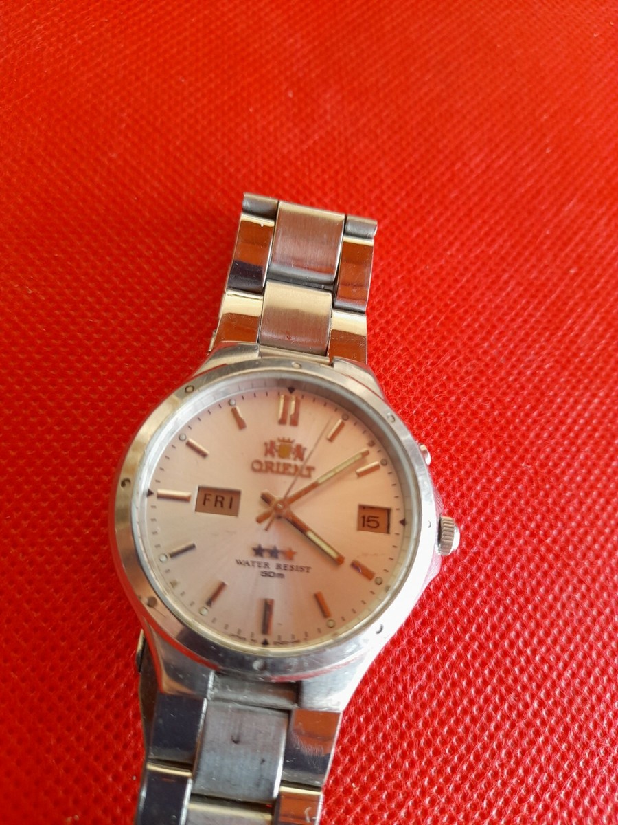 Rare Vintage ORIENT EM5S-CO CA 37.5mm Automatic Mens Wristwatch