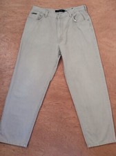 Calvin Klein Jeans Men  s 34x29 5-pocket Cotton Khaki Pants Easy Fit 90s Y2K LOGO